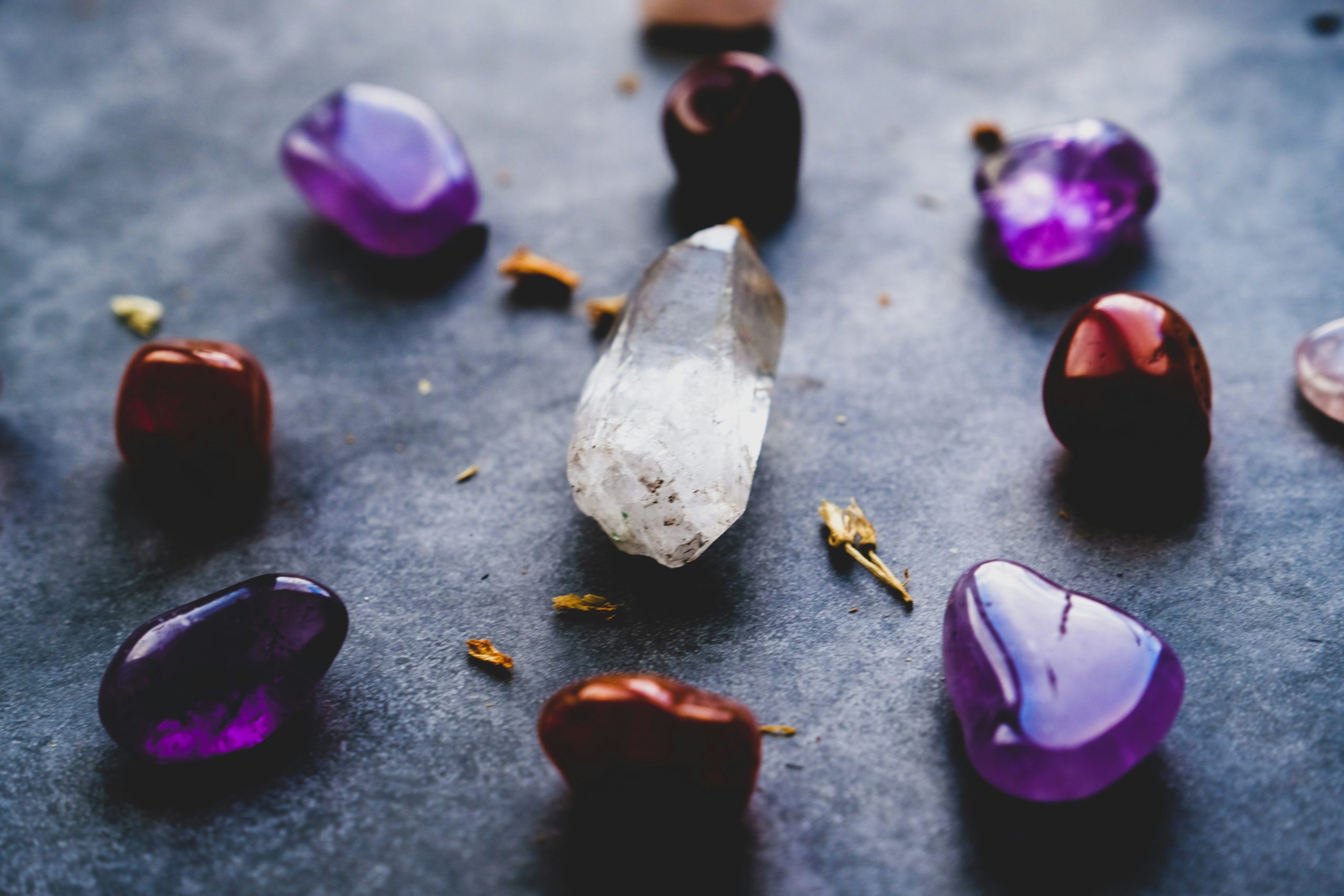 Photo of various crystals