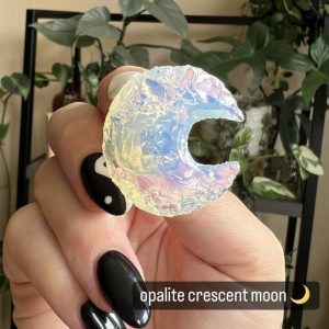 Opalite Crescent Moon