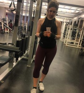 Alyssa Gym Selfie 2017