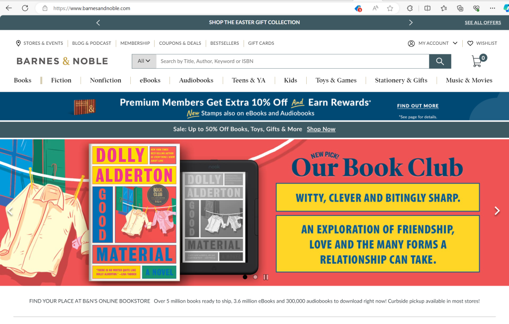 Barnes and Noble Books